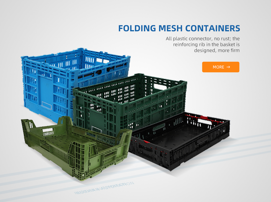 Folding Mesh Containers